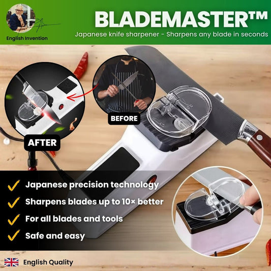 BladeMaster™ Japanese knife sharpener - Grinds every knife in seconds 0