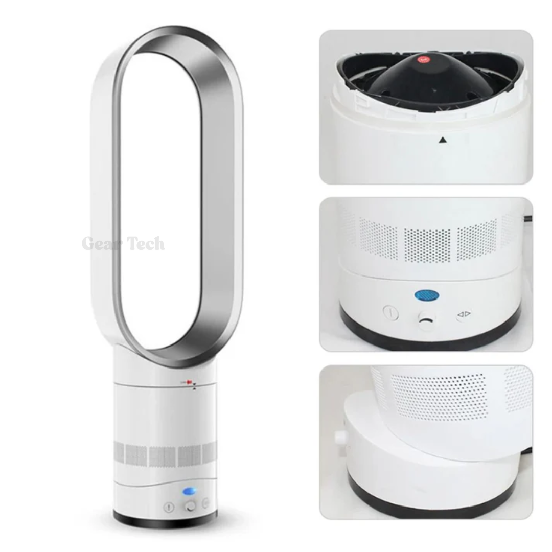 Bladeless Fan with Remote Control | 40cm Tower Fan with Timer &amp; Oscillation