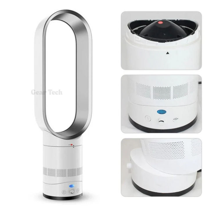 Bladeless Fan with Remote Control | 40cm Tower Fan with Timer &amp; Oscillation