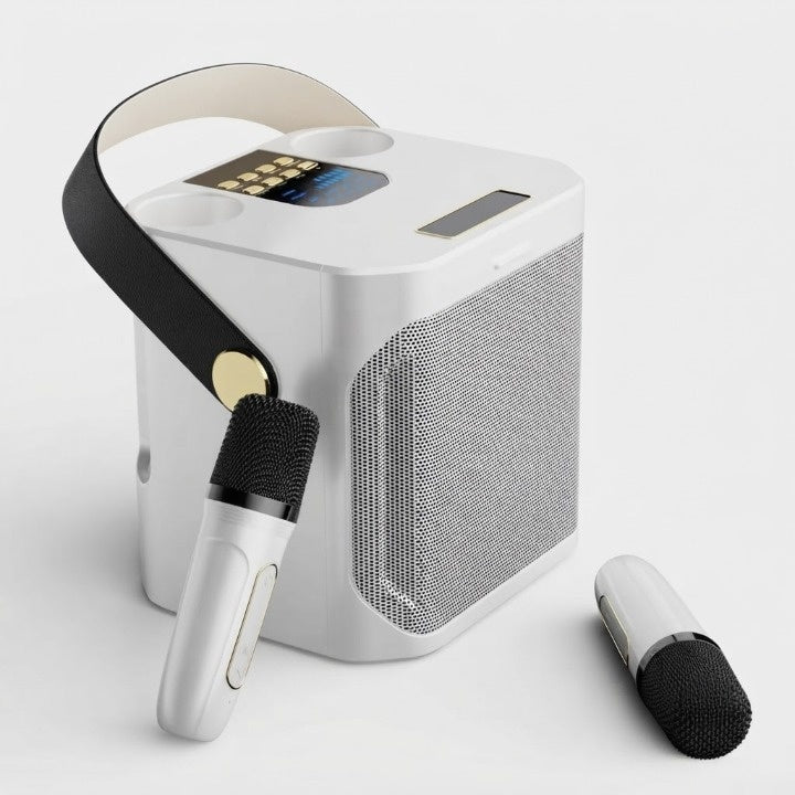 Bluetooth Karaoke Speaker | Dual Microphone Portable Set