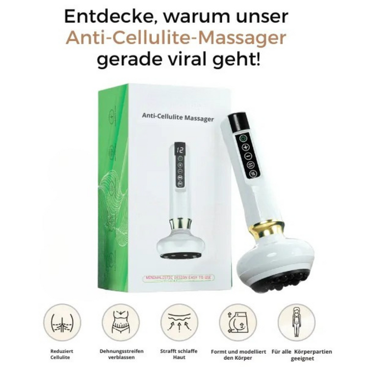 Body Massage Device | Gentle Vibration Massage for Firmer, Smoother-Looking Skin | Compact, Cordless &amp; Easy to Clean