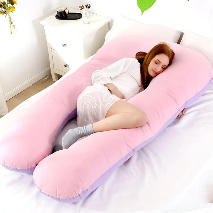 Body Pillow Full Body Support Cushion | Removable Washable Cover | Side Sleeper &amp; Pregnancy Support Multi Use Lounger 3