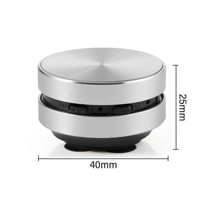 Bone Conduction Bluetooth Speaker | Surface Vibration Sound, 115dB Output | Bluetooth 5.0 with Built-In FM Radio