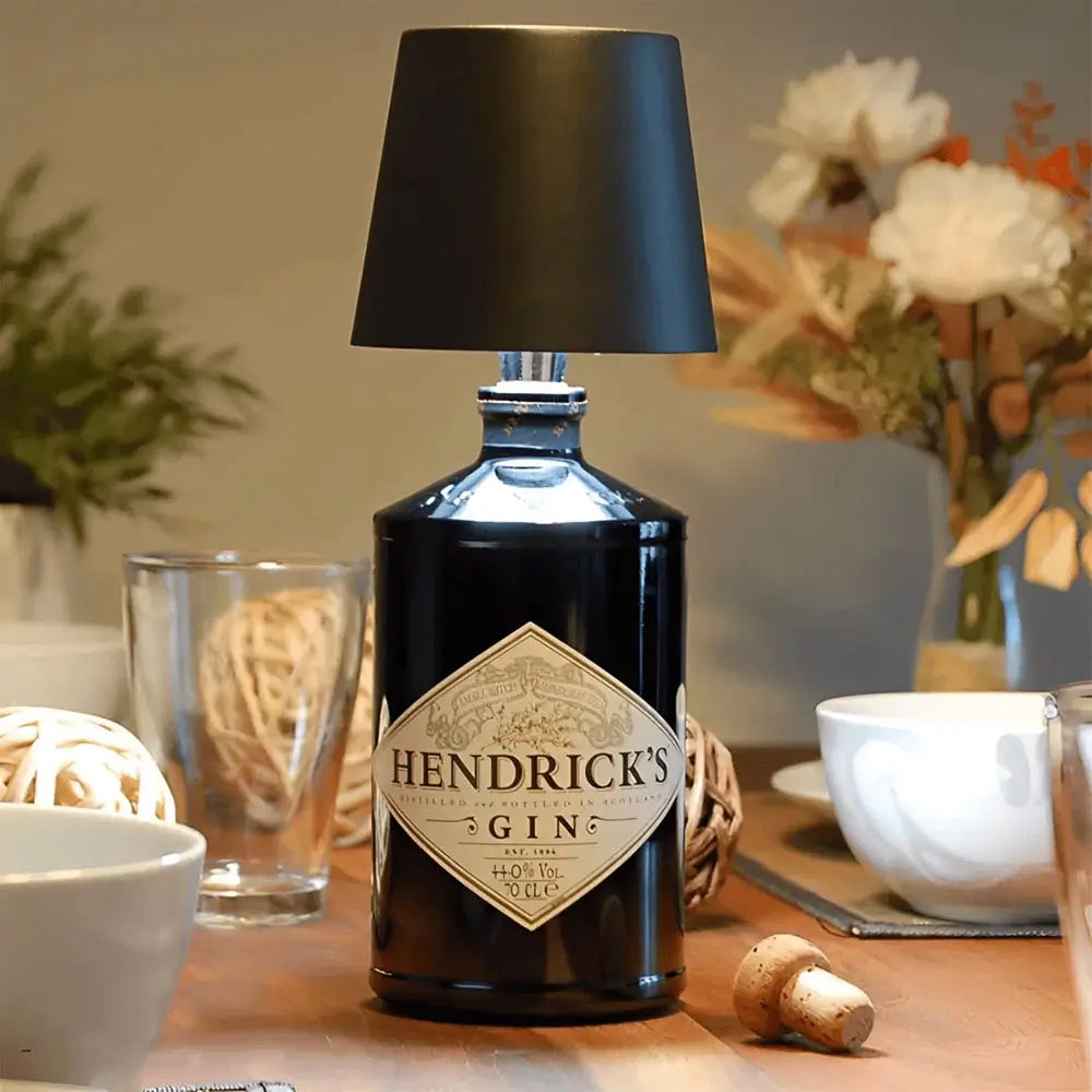 Bottle Lamp Converter LED Topper 10.5 x 14.5 cm | 12 Colours, Dimmable | USB-C Rechargeable, 18–24 Hour Battery