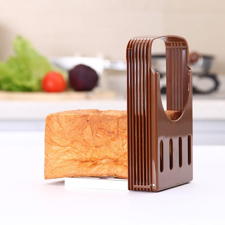 Bread Slicer Machine | Adjustable Foldable Bread Slicing Guide