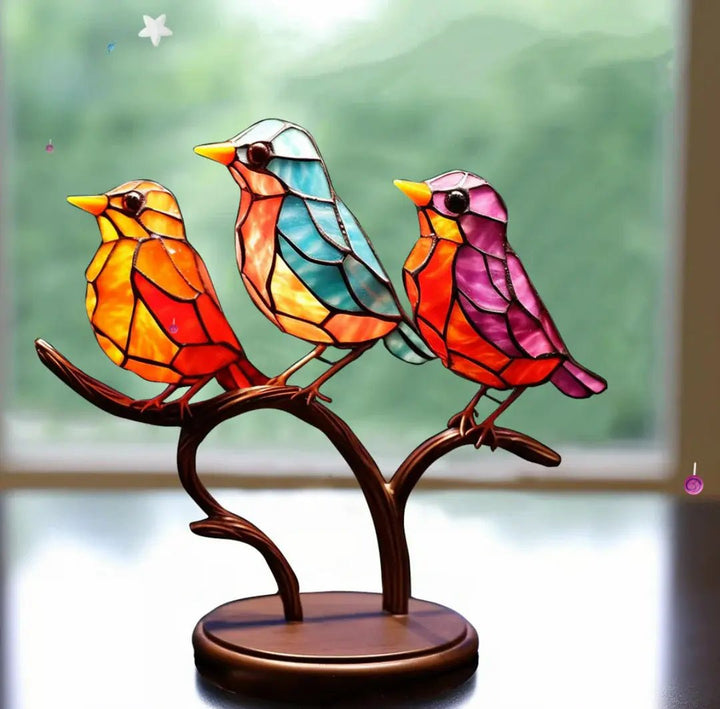 Breezy Bird Decoration | Colorful Glass Accent 1