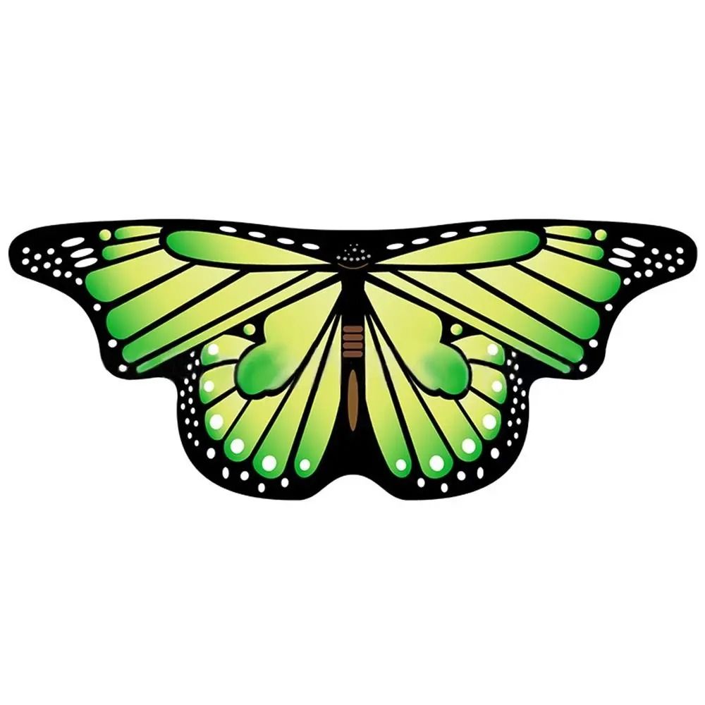 Butterfly Wings Cape Costume Seasonal | Finger Loops with Adjustable Collar Strap | Lightweight Breathable Polyester