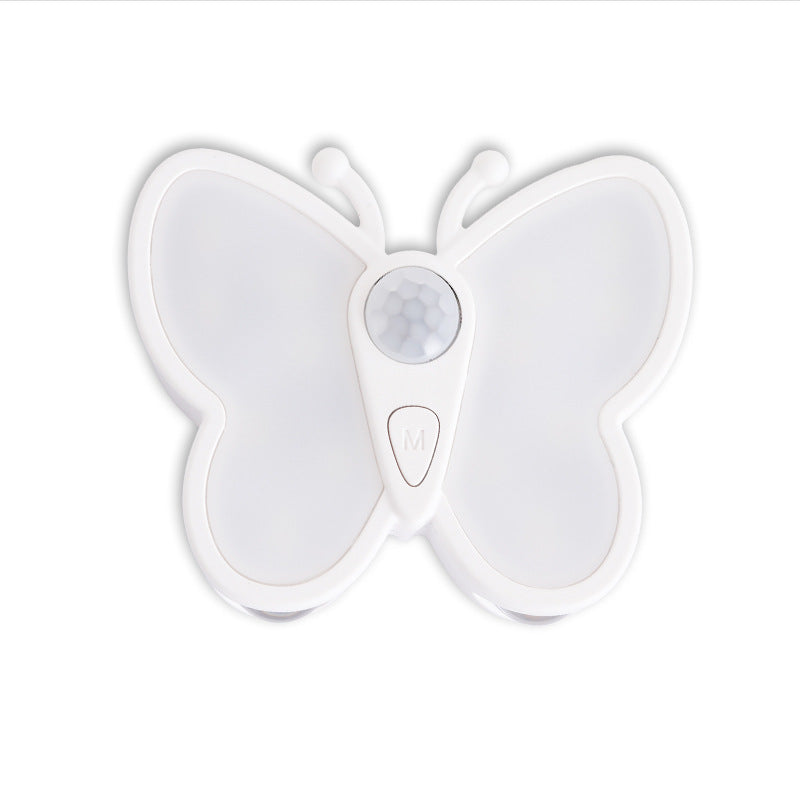 Butterfly Motion Sensor Night Light, Rechargeable Battery, Magnetic Mount, USB Charging 0
