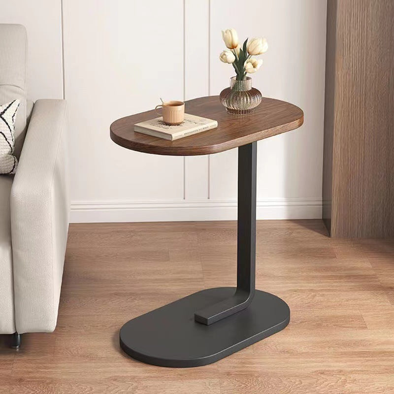C-Table Top | Oval Grained Surface, Slide-Under Base