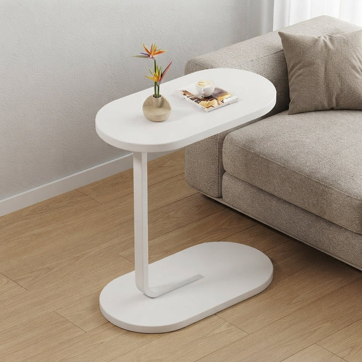 C-Table Top | Oval Grained Surface, Slide-Under Base