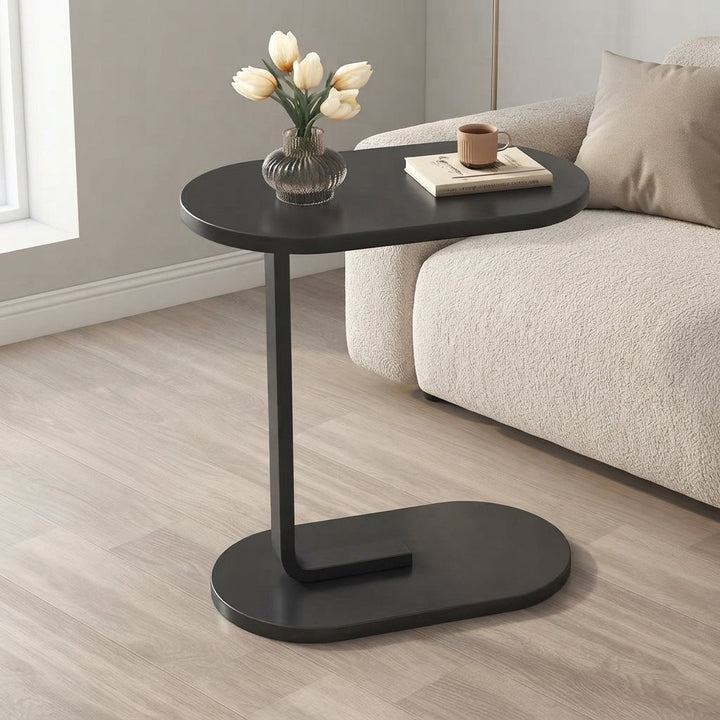 C-Table Top | Oval Grained Surface, Slide-Under Base