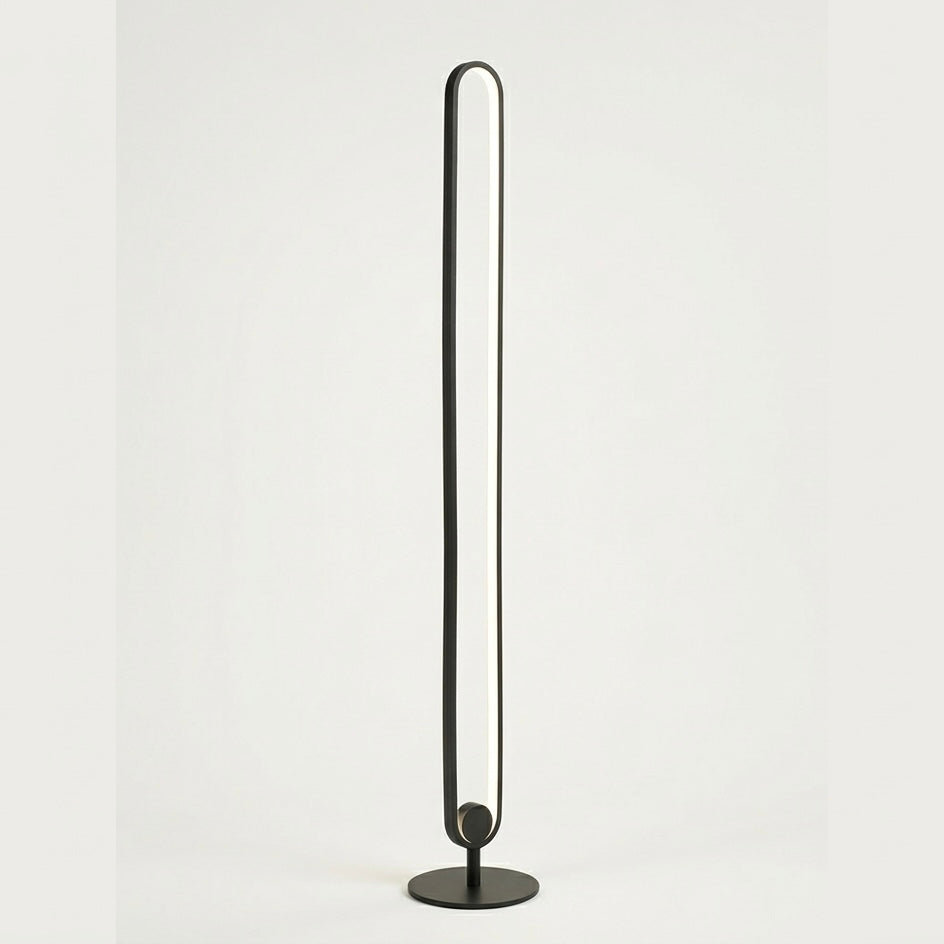 LED Floor Lamp | Adjustable Brightness & Colour Temperature | 2700K–6500K | Remote Control | Black