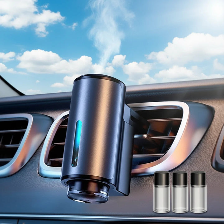 Car Air Freshener Aromatherapy Diffuser | USB Powered Vent Clip | Essential Oil Compatible, 3 Fragrance Levels, Quiet 1