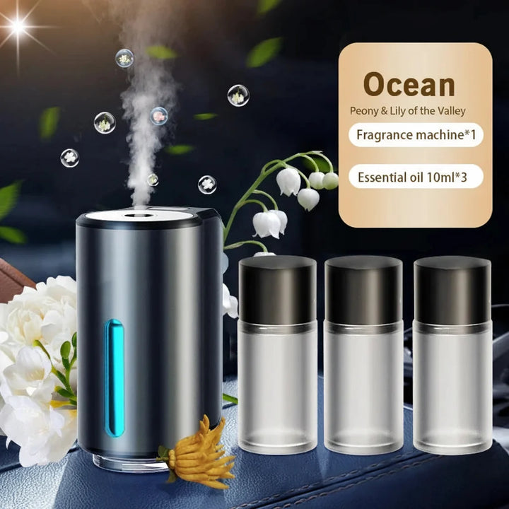 Car Air Freshener Aromatherapy Diffuser | USB Powered Vent Clip | Essential Oil Compatible, 3 Fragrance Levels, Quiet 6