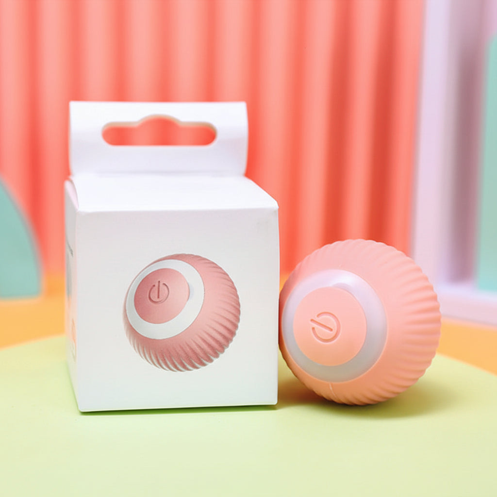 Interactive Rolling Cat Ball | Smart Touch Activation &amp; Obstacle Sensing | USB Rechargeable Automatic Pet Toy for Cats 1