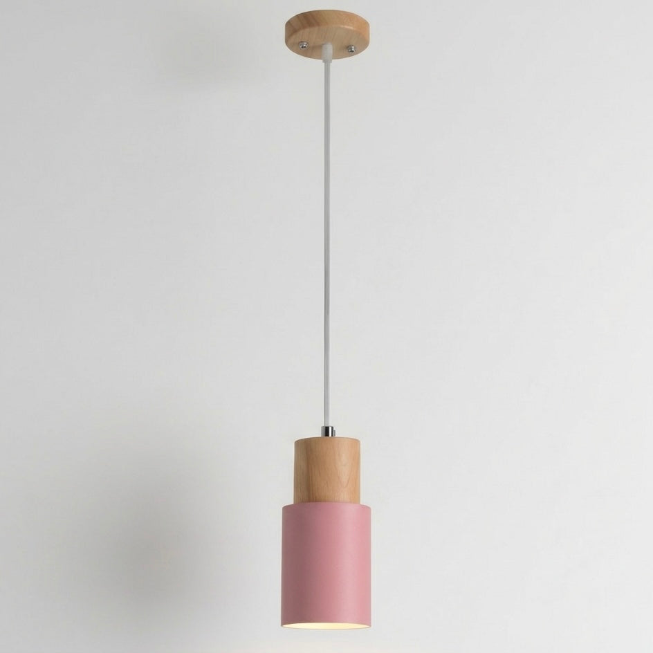 Nordelle | Nordic LED Pendant Light | Wood & Iron