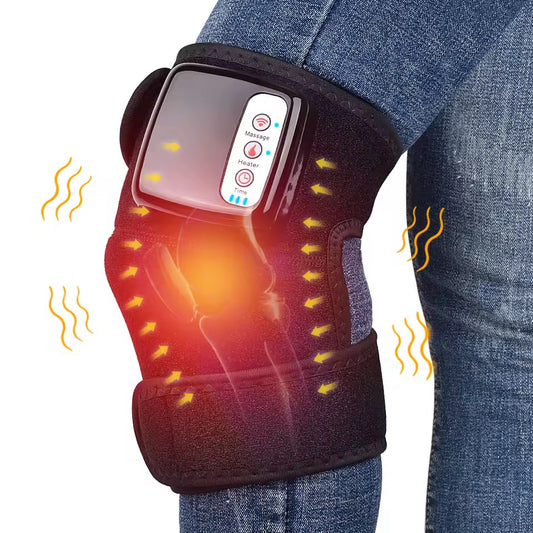 Rechargeable Heating & Vibration Wrap | 45–60°C | 3 Vibration Levels | Timer | Knee, Elbow & Shoulder
