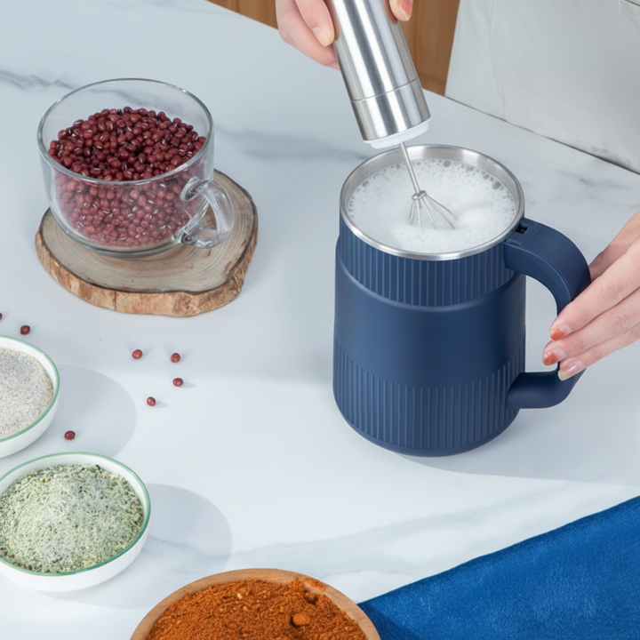 Electric Coffee Grinder | One-Button Portable Grain Mill for Grains, Seeds and Legumes | Easy-Clean Detachable Parts 3