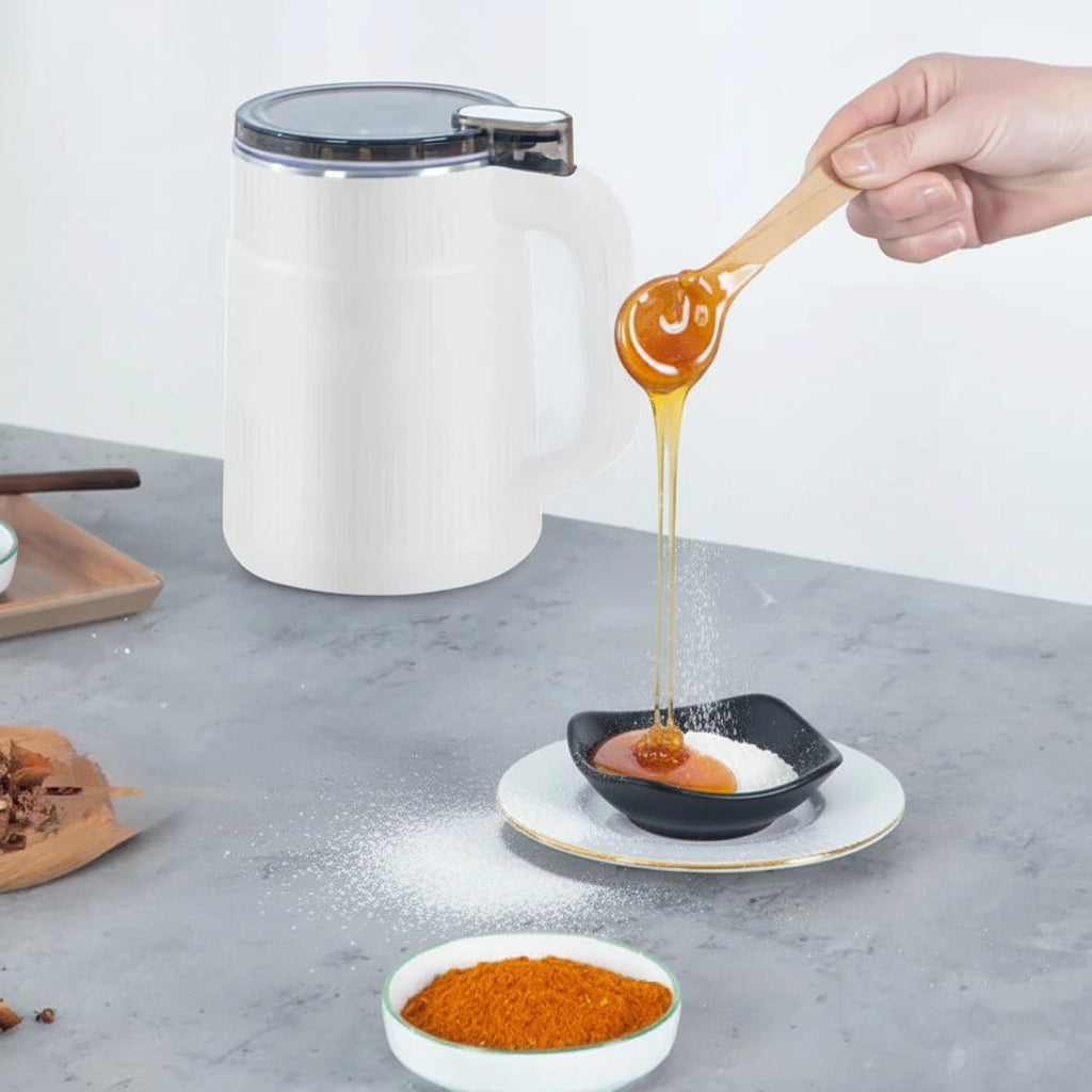 Electric Coffee Grinder | One-Button Portable Grain Mill for Grains, Seeds and Legumes | Easy-Clean Detachable Parts 5