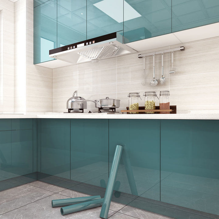 Cabinet Home Wall Sticker Wallpaper Vinyl Desktop Wardrobe Renovation 5