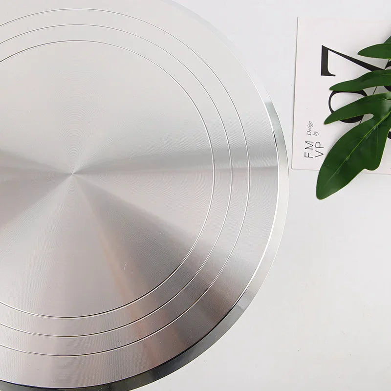 Cake Turntable Cake Mounting Table | Aluminum Alloy Rotating Stand