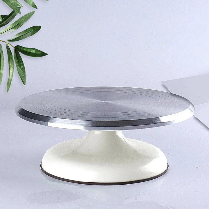 Cake Turntable Cake Mounting Table | Aluminum Alloy Rotating Stand