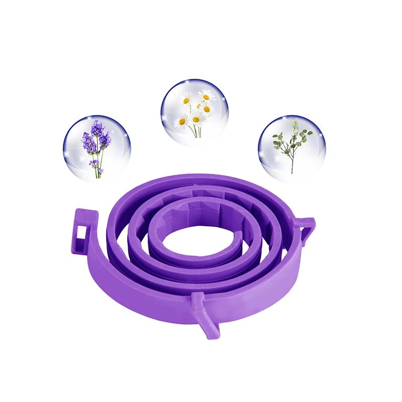 Calming Collar for Dogs &amp; Cats | 60-Day Pheromone &amp; Essential Oil Release | Adjustable, Water-Resistant, Purple or Grey