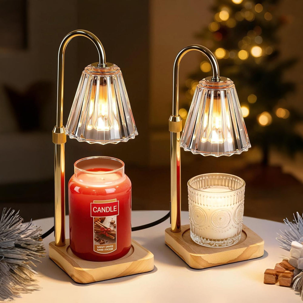 Electric Candle Warmer Lamp | Top-Down Wax Melting, Dimmer &amp; 2/4/8 Hour Timer | Flameless Fragrance Table Light 6