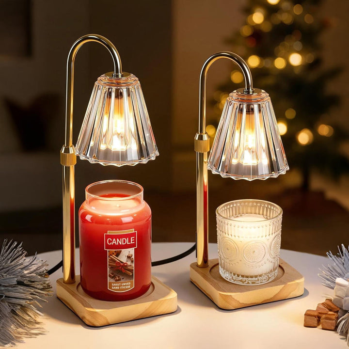 Electric Candle Warmer Lamp | Top-Down Wax Melting, Dimmer &amp; 2/4/8 Hour Timer | Flameless Fragrance Table Light 6