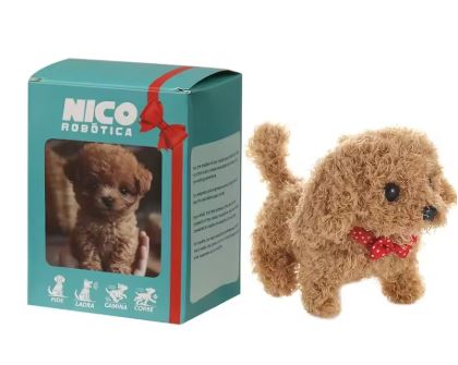Interactive Robot Puppy Toy | Walks, Barks &amp; Wags Tail | Plush Battery-Operated Companion Toy for Kids and Collectors 3