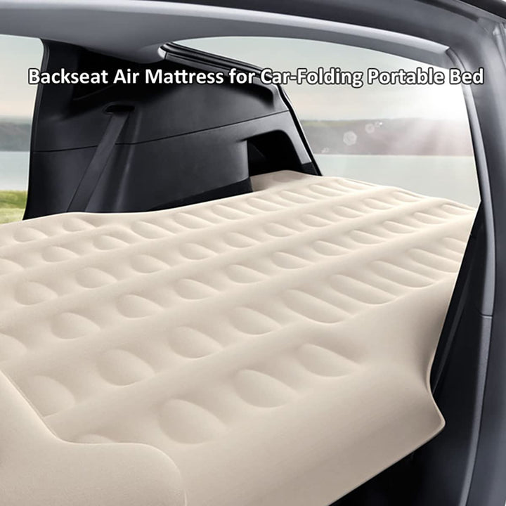 Car Air Mattress for Tesla Model Y With Headrest | Electric Pump | 12V Cigarette Lighter