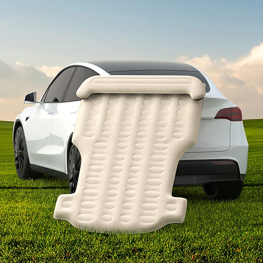 Car Air Mattress for Tesla Model Y With Headrest | Electric Pump | 12V Cigarette Lighter