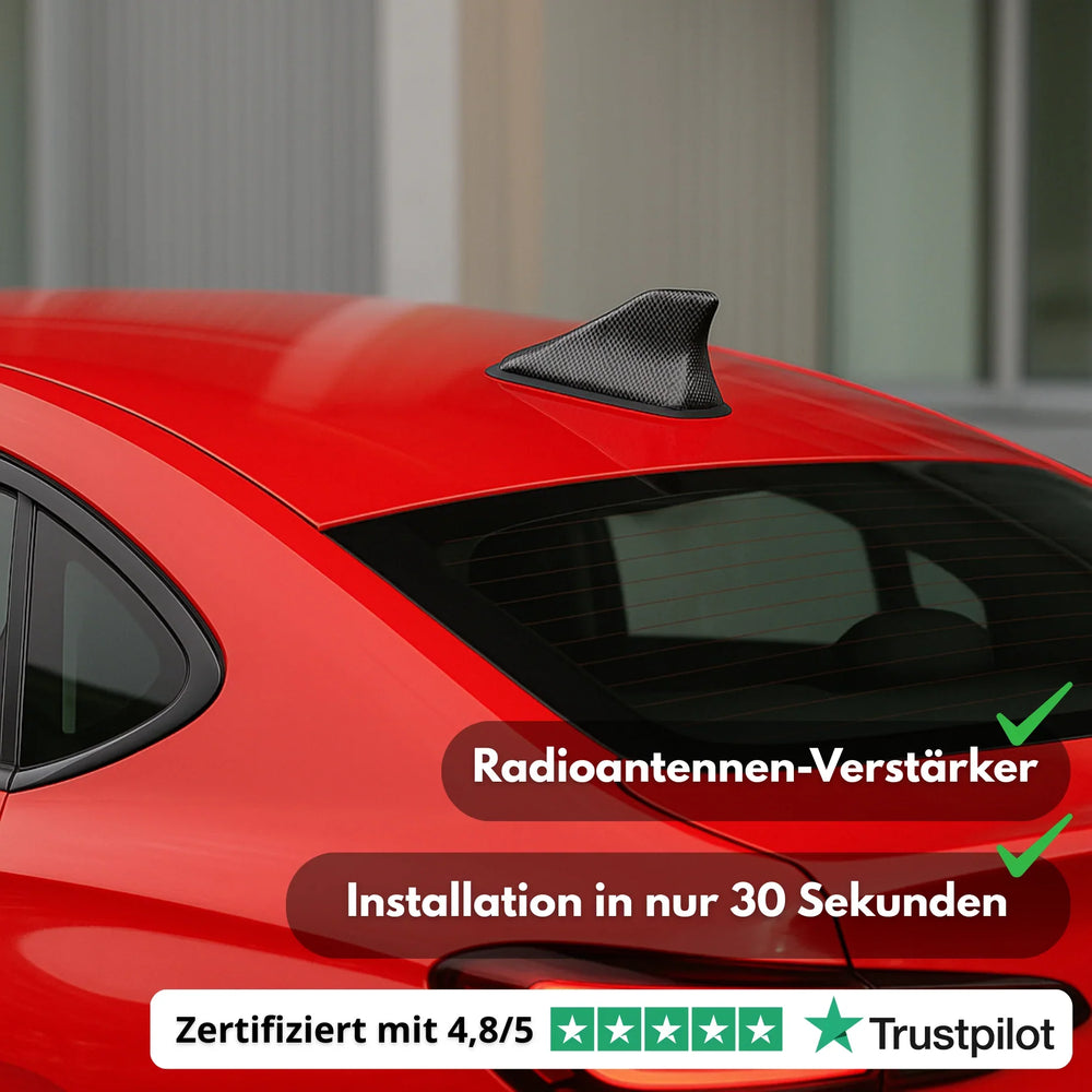 Car Antenna Signal Booster | Aerodynamic Roof-Mount Design | Easy Install, Stable Reception, Fits Vehicles From 2007