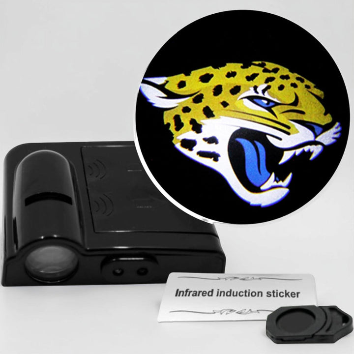 Car Door Light LED Projector | Wireless Battery Powered Entry Courtesy Light | Adhesive Mount No Drilling Required 15
