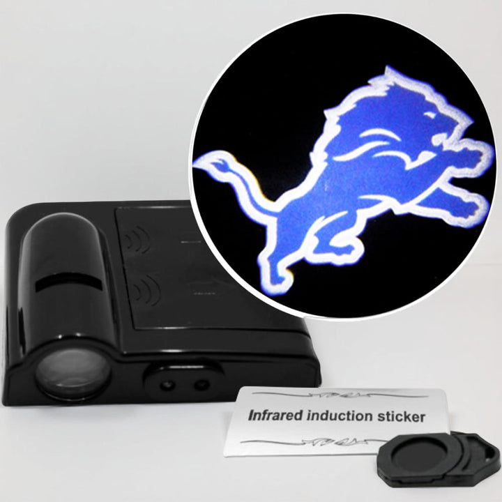 Car Door Light LED Projector | Wireless Battery Powered Entry Courtesy Light | Adhesive Mount No Drilling Required 11