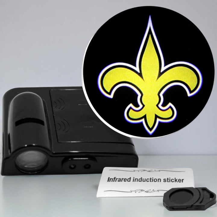 Car Door Light LED Projector | Wireless Battery Powered Entry Courtesy Light | Adhesive Mount No Drilling Required 23