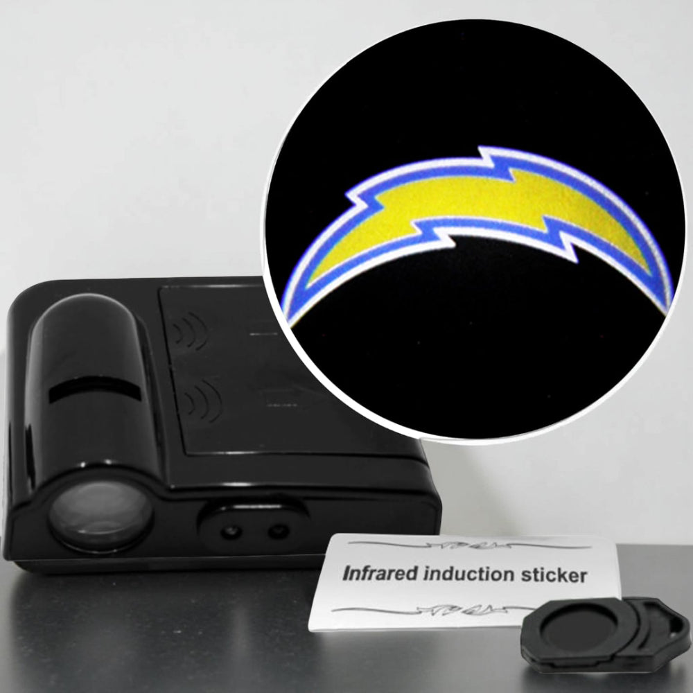 Car Door Light LED Projector | Wireless Battery Powered Entry Courtesy Light | Adhesive Mount No Drilling Required 18