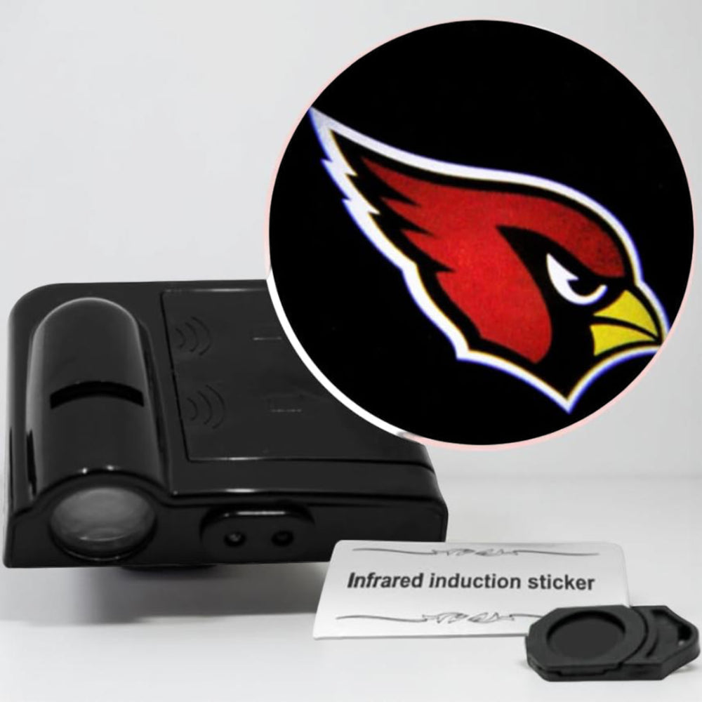 Car Door Light LED Projector | Wireless Battery Powered Entry Courtesy Light | Adhesive Mount No Drilling Required 3