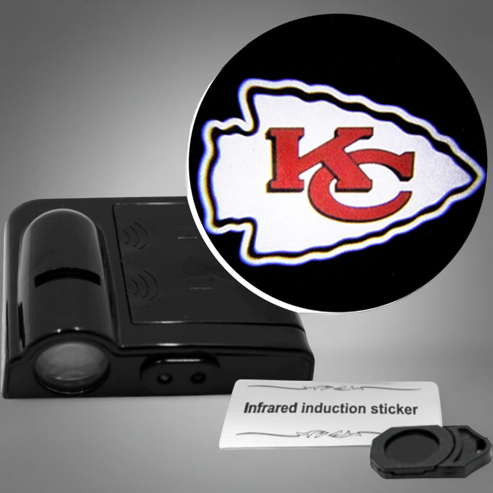 Car Door Light LED Projector | Wireless Battery Powered Entry Courtesy Light | Adhesive Mount No Drilling Required 16