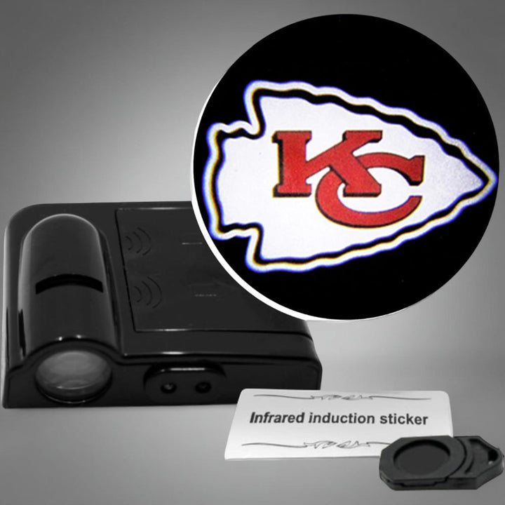 Car Door Light LED Projector | Wireless Battery Powered Entry Courtesy Light | Adhesive Mount No Drilling Required 16