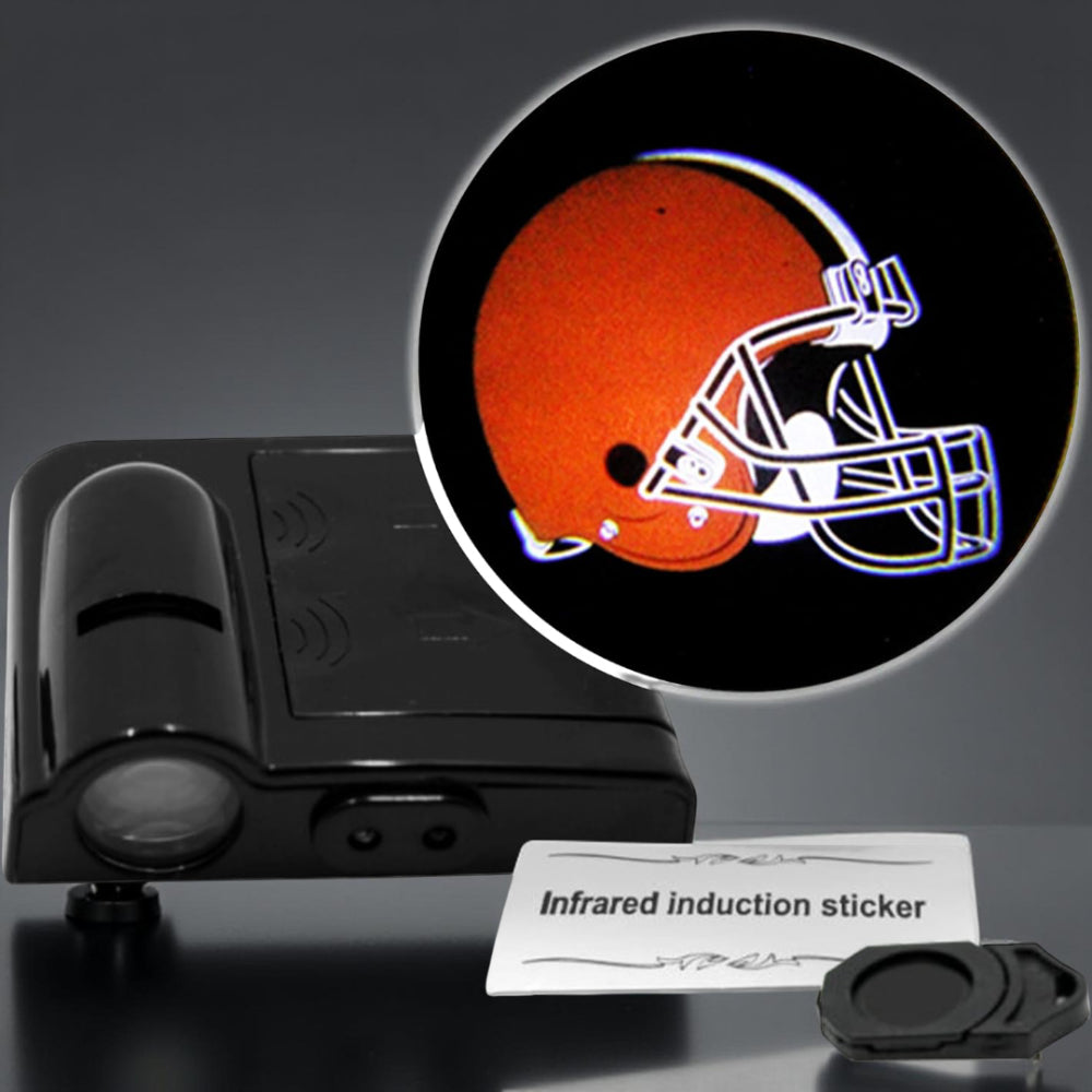 Car Door Light LED Projector | Wireless Battery Powered Entry Courtesy Light | Adhesive Mount No Drilling Required 10