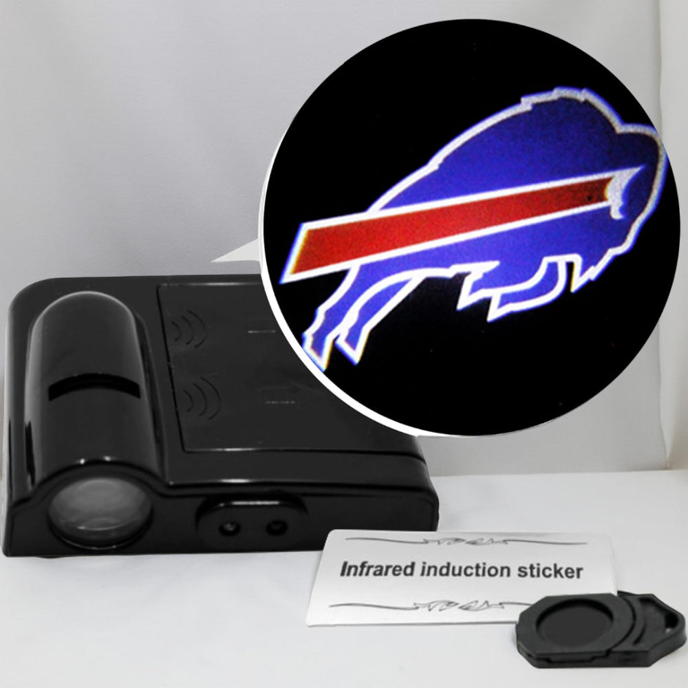 Car Door Light LED Projector | Wireless Battery Powered Entry Courtesy Light | Adhesive Mount No Drilling Required 6