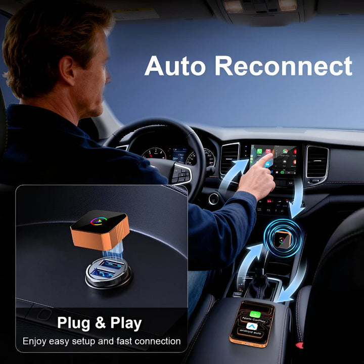 Wireless CarPlay Adapter Mini USB | Dual Band 2.4GHz/5GHz Signal | Converts Wired CarPlay to Wireless Instantly 4