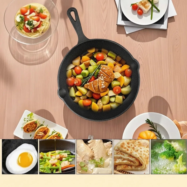 Cast Iron Pan Set for Gas | Non-Stick Skillet Collection
