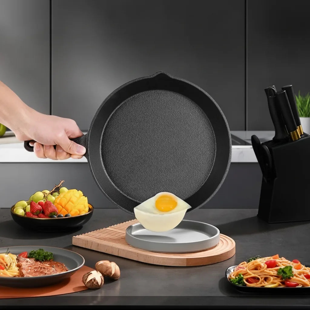 Cast Iron Pan Set for Gas | Non-Stick Skillet Collection