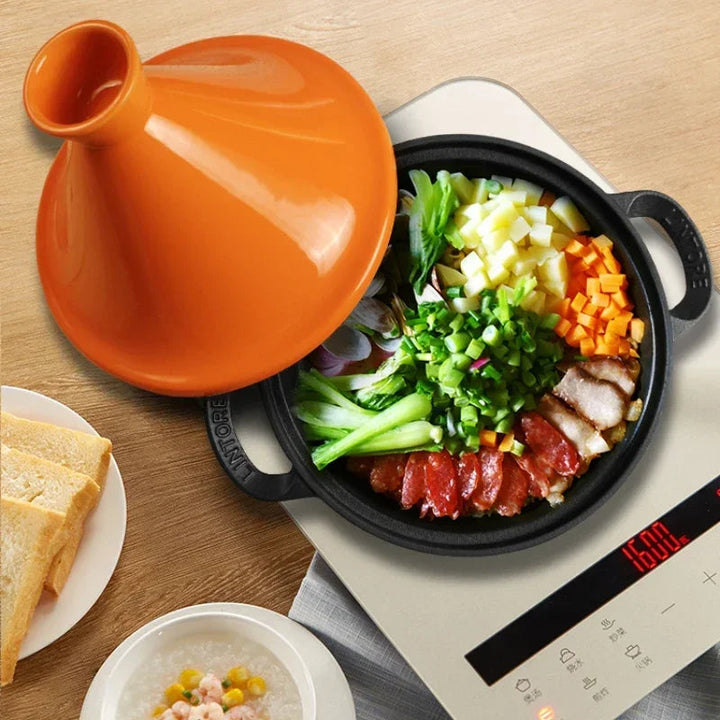 Cast iron tagine with ceramic lid, 26 cm 0