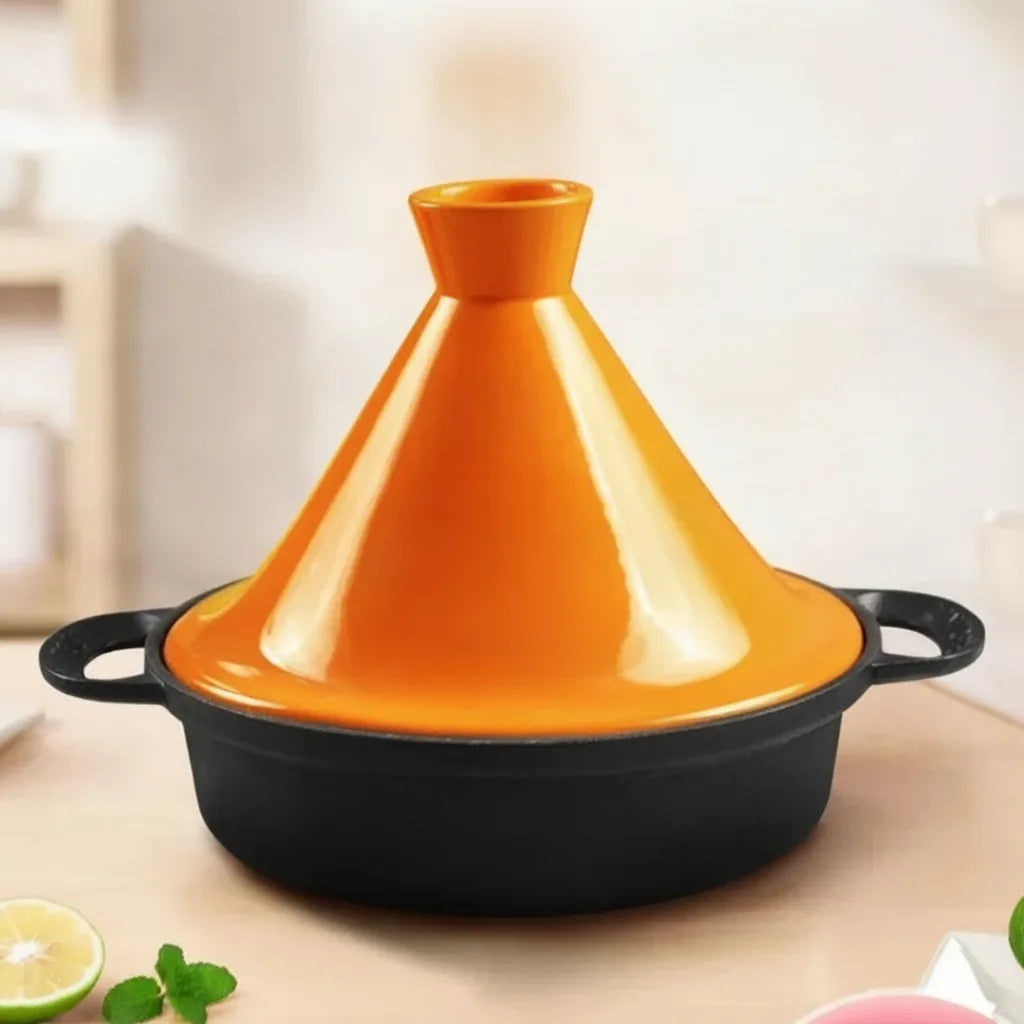 Cast iron tagine with ceramic lid, 26 cm 1