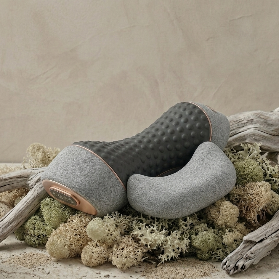 Cervical Massage Pillow | Heat Therapy 42°C | Deep Tissue Vibration | Airbag Decompression | Electric