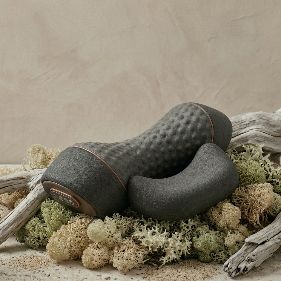 Cervical Massage Pillow | Heat Therapy 42°C | Deep Tissue Vibration | Airbag Decompression | Electric