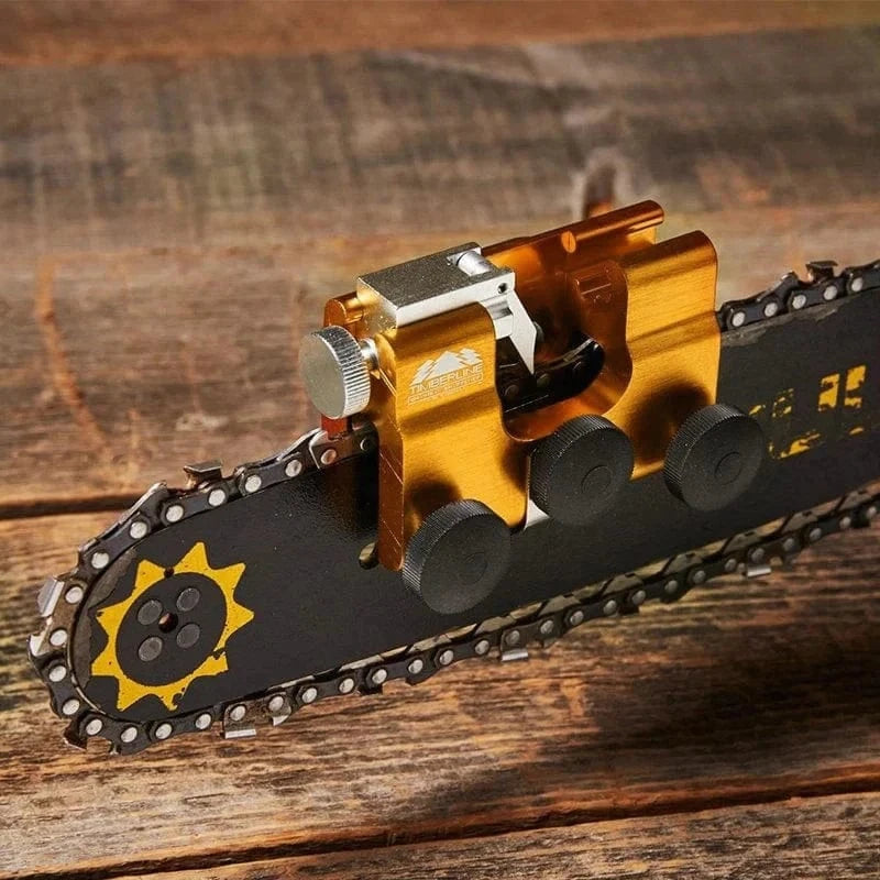 Chainsaw Chain Sharpener Aluminium | Fits Most Chain Models | Fast, Precise Sharpening in Minutes for Every Edge